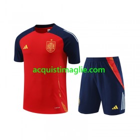 Spagna Bambino Maglia da Allenamento Rosso 2024